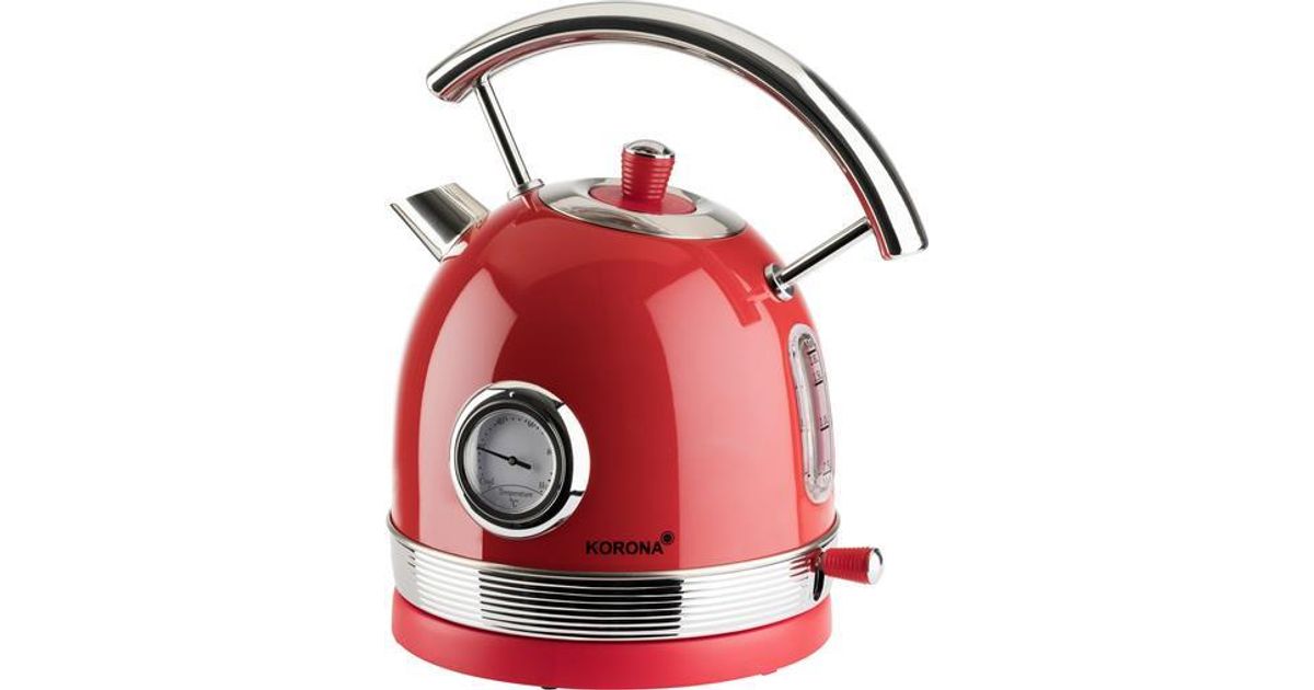 Korona Retro Pfeifkessel Bollitore senza filo Rosso electric kettle 1.8 ...