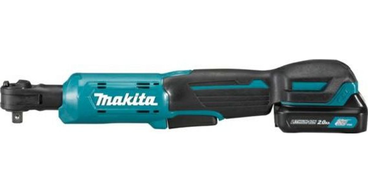 Makita Right Angle Ratchet Impact Wrench 12v 1/4 3/8" 47.5nm 1x2.0ah