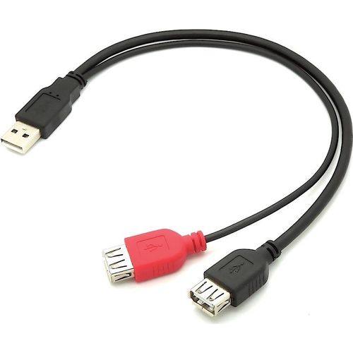 USB2.0-Adapter USB-A-Stecker auf USB-B-Buchse Gender-Changer 