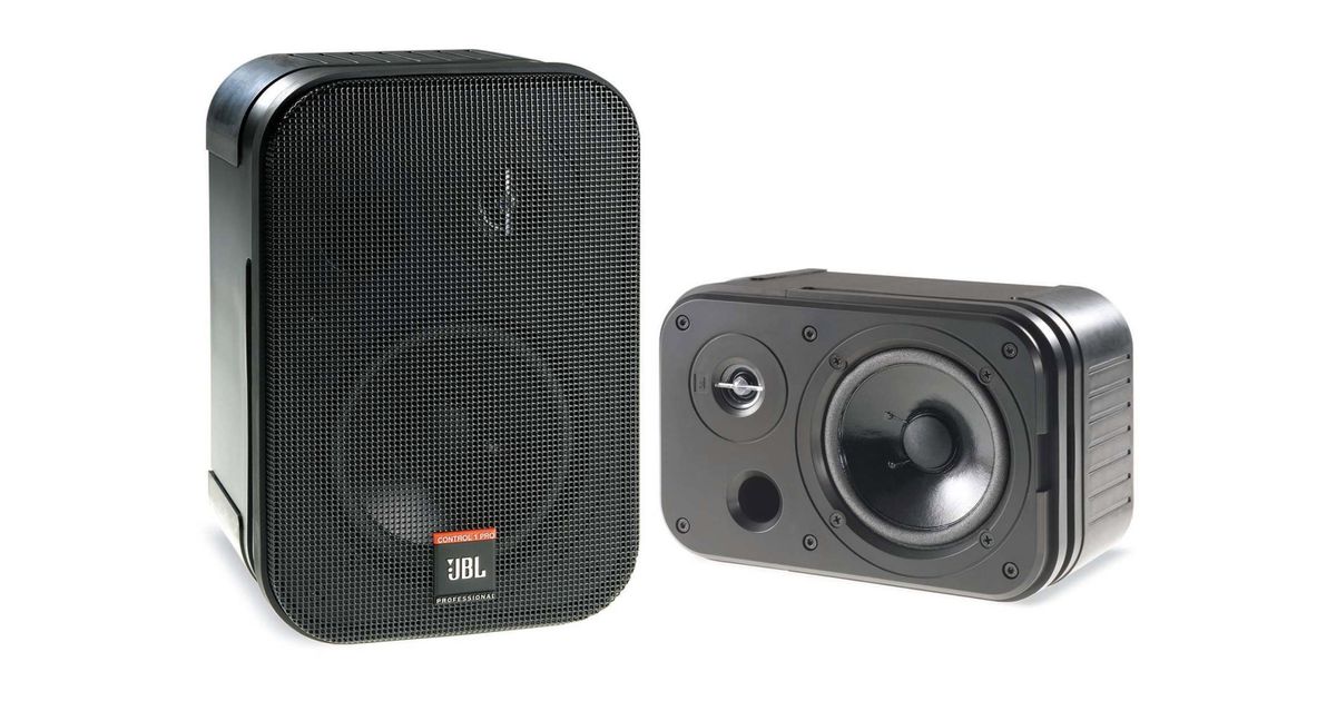 JBL Control 1 PRO Speaker passive, 2er SET, black, 5.25'', 0.75'' 150W