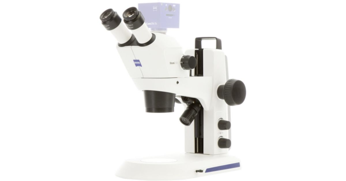 ZEISS Stereo Microscope STEMI 305 EDU. trinocular. LED spot. LED