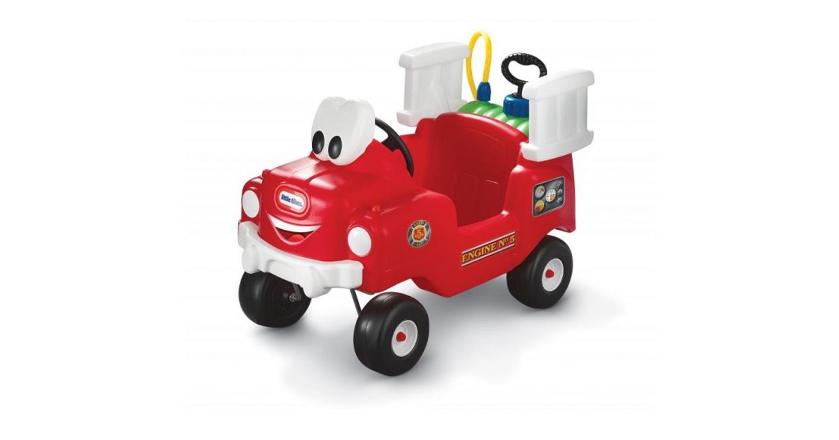 Little Tikes Cozy Coupe Truck Fire Brigade Tegelustekid ja käimistoed