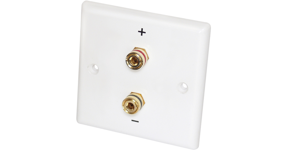Dynavox 206437 pistikupesa 2x Banana Valge - MT Shop