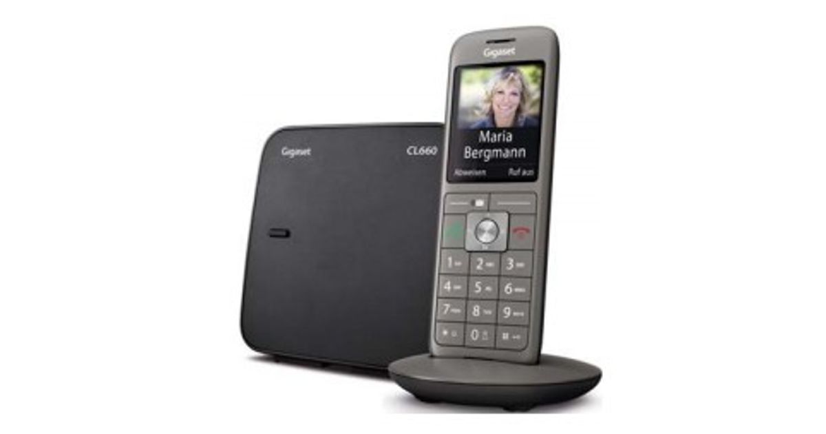 Gigaset CL 660 DECT telephone Anthracite, Black