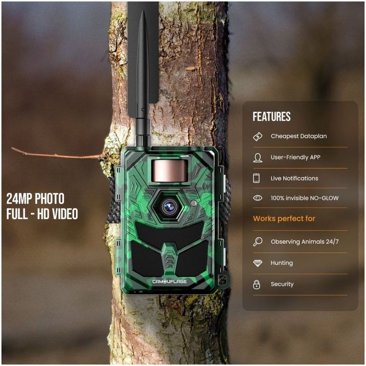 Tootefoto - Camouflage digikaamera Camouflage EZ4G-Pro kaamera l ks