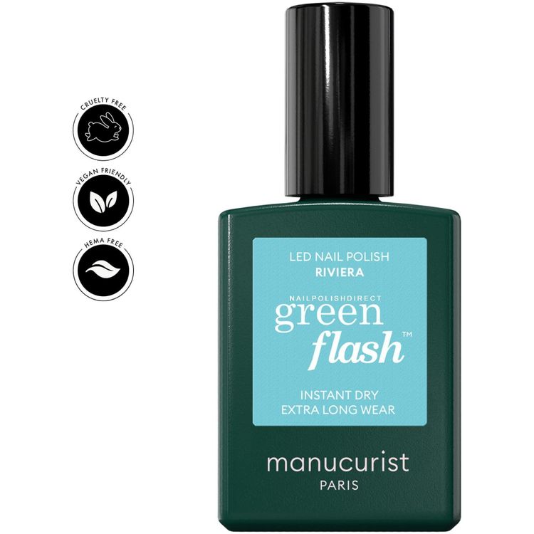Tootefoto - MANUCURIST Green Flash Led Gel Nail Lacquer k nelakk Riviera 15ml