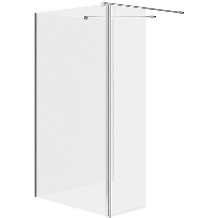 Tootefoto - Cersanit (kabiny walk-in) SET B800: Kabina walk-in MILLE z ruchom ciank chrom 90x100x30x200 (S601-187)