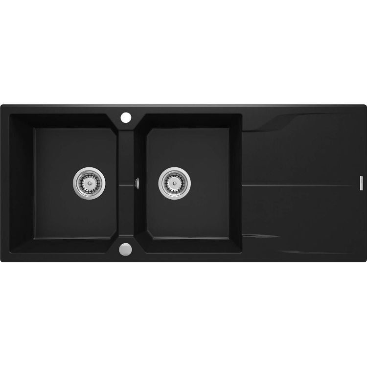 Tootefoto - Deante Deante Andante 2-kausiline graniidist valamu koos ravooluavaga - nero