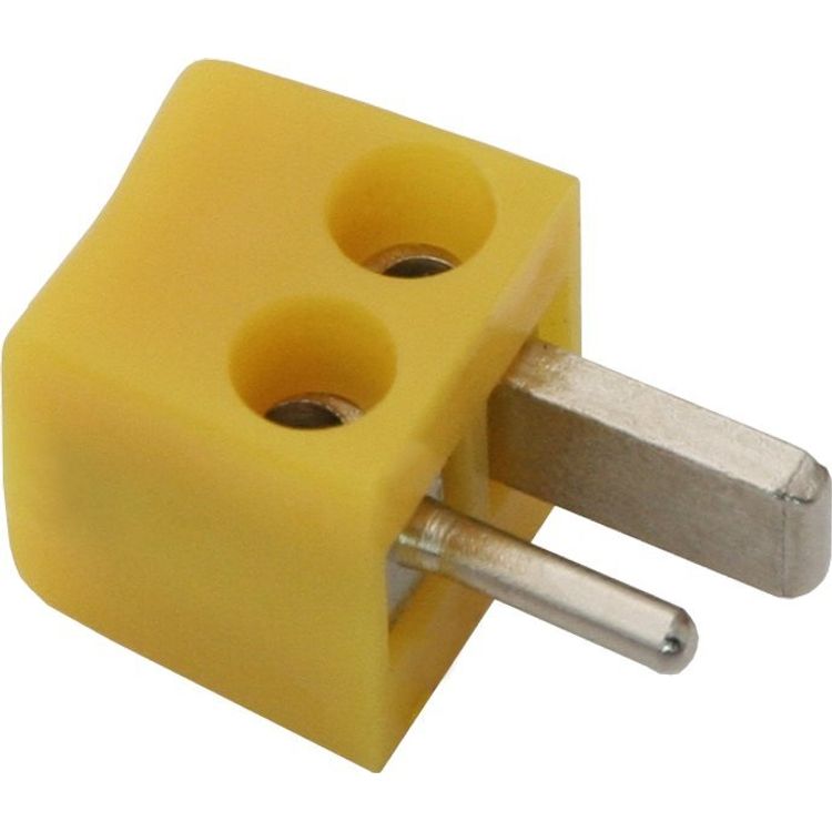 Tootefoto - Blow 1686# Keeratud nurgaga k lari pistik, kollane