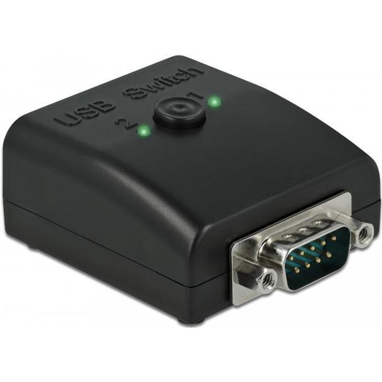 Tootefoto - DeLOCK 87756 kaabli soomuutja USB 2.0 Type-B DB9 Must