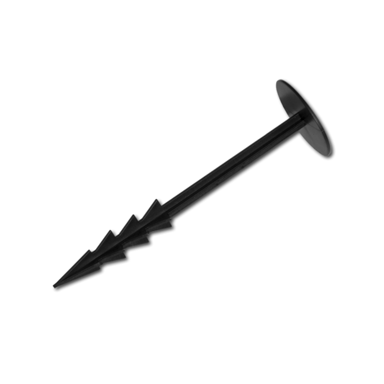 Tootefoto - Komplektis 200 toodet. Kinnituspiik peenravaibale / katteloorile 18cm