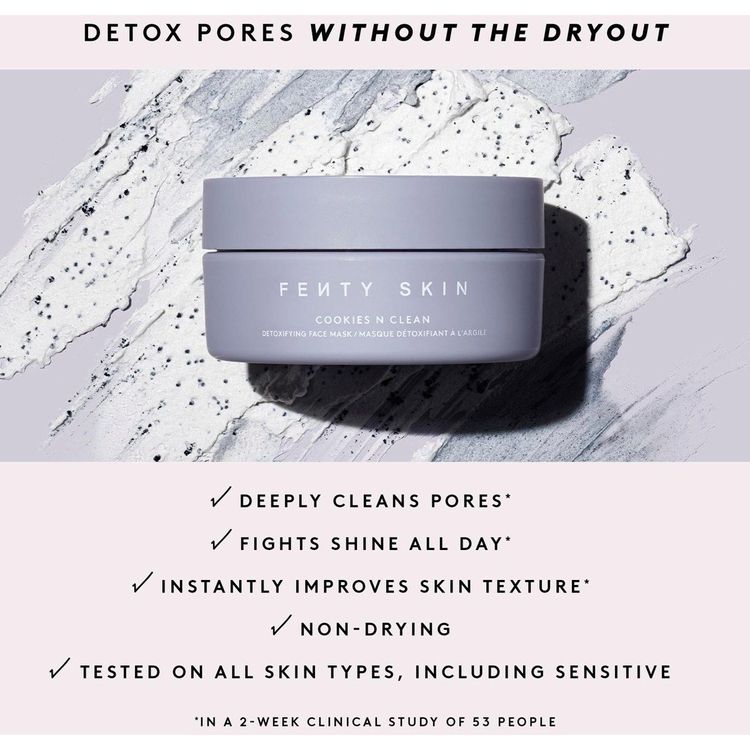 Tootefoto - Fenty Beauty, Cookies N Clean, detoksifitseeriv, puhastav, mudamask, n ole, 75 ml naistele