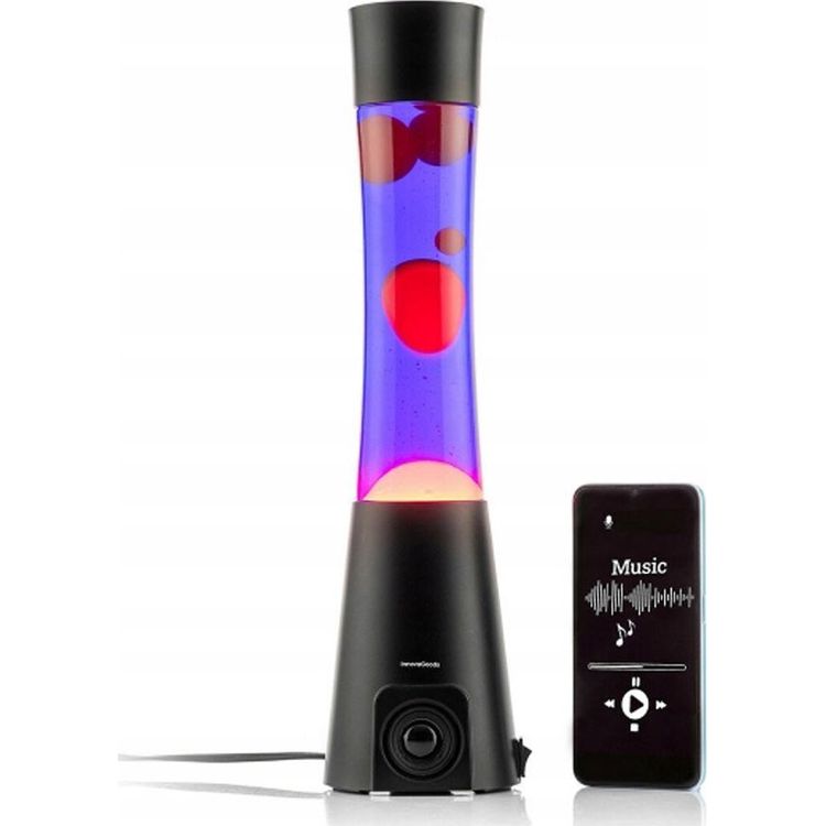 Tootefoto - Lampka biurkowa InnovaGoods InnovaGoods LAMPA LAVA Z G O NIKIEM Maglamp BLACK