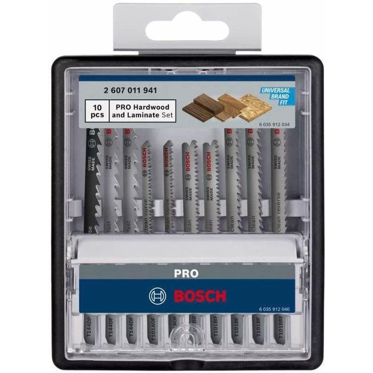 Tootefoto - BOSCH SAW BLADE T SET PRO HARDWOOD AND LAMINATE 83 MM 10 pcs.