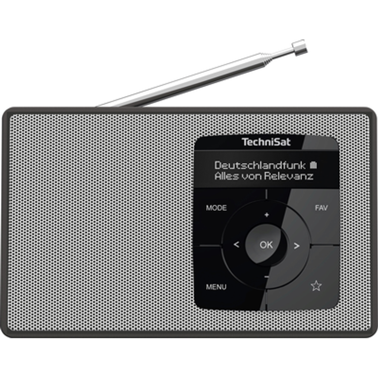 Tootefoto - Technisat Digitradio 2 Desk Radio Dab+, Fm Dab+, Fm, Bluetooth Alarm Clock Black/White