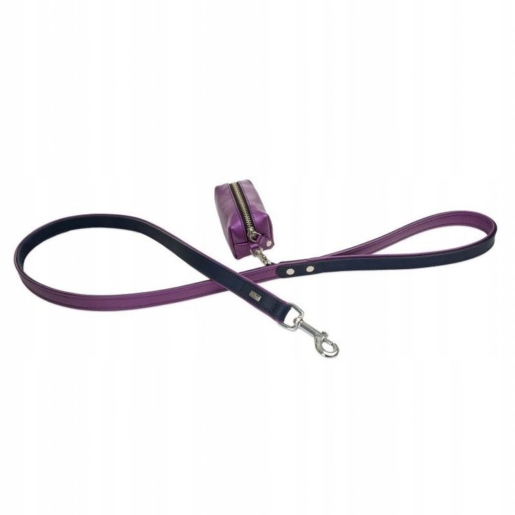 Tootefoto - Nahast kaelapael, 20 mm / 120 cm, lilla, kotihoidjaga