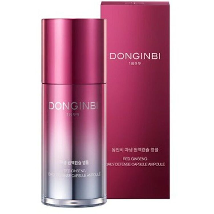 Tootefoto - Donginbi, Red Ginseng Daily Defense Capsule Ampoule, Glowing, Serum, For Face, 30 ml For Women