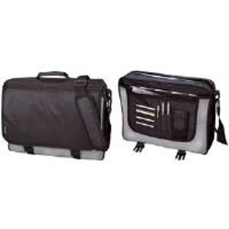 Tootefoto - LiGHTPAK Umh ngetasche WAVE, Polyester, schwarz/grau Schultergurt mit abnehmbarem Schulterschoner, Tragegriff (46069)