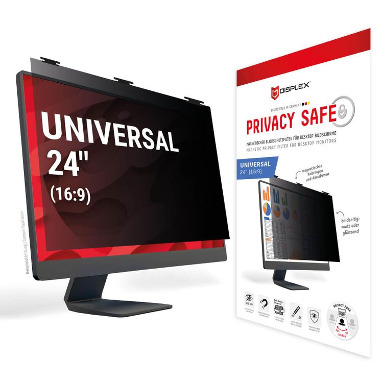 Tootefoto - E.V.I. DISPLEX Privacy Safe Desktop Uni 24" 16 9 (02086)