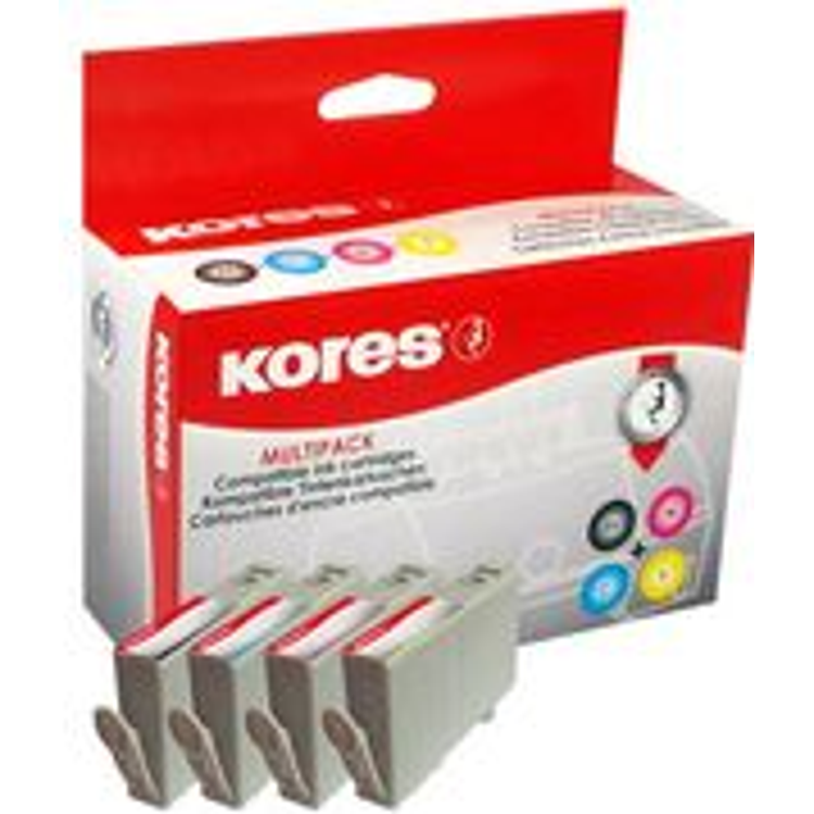 Tootefoto - Kores Multi-Pack Tinte G1747KIT ersetzt hp 953XL je 1 x schwarz (53 ml), cyan, magenta, gelb (je 26 ml) - 1 St ck (G1747KIT)