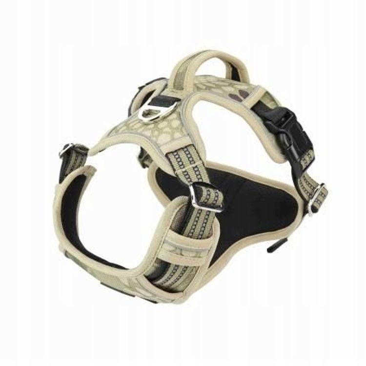 Tootefoto - Rakmed, koerale, roheline kamuflaa , Oxfordi materjal, XL, kaela suurus 55-83cm/rindkere suurus 50-94cm