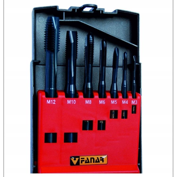 Tootefoto - Fanari KRAANIKOMPLEKT M3-M12 DIN-371C/DIN-376C R40 (6H) HSSE OX CZP-8 OPTI - Z2-085015-0000