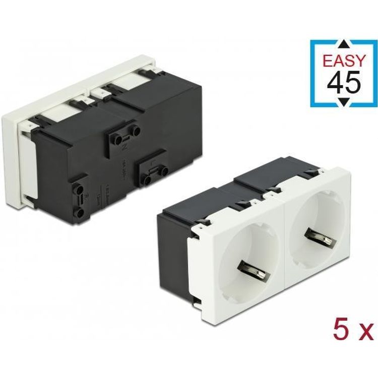 Tootefoto - DeLOCK 81322 pistikupesa CEE 7/3 Valge