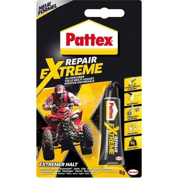Tootefoto - Gigabyte Pattex Alleskleber liimip stol, Repair Extreme, Tube mit 8g