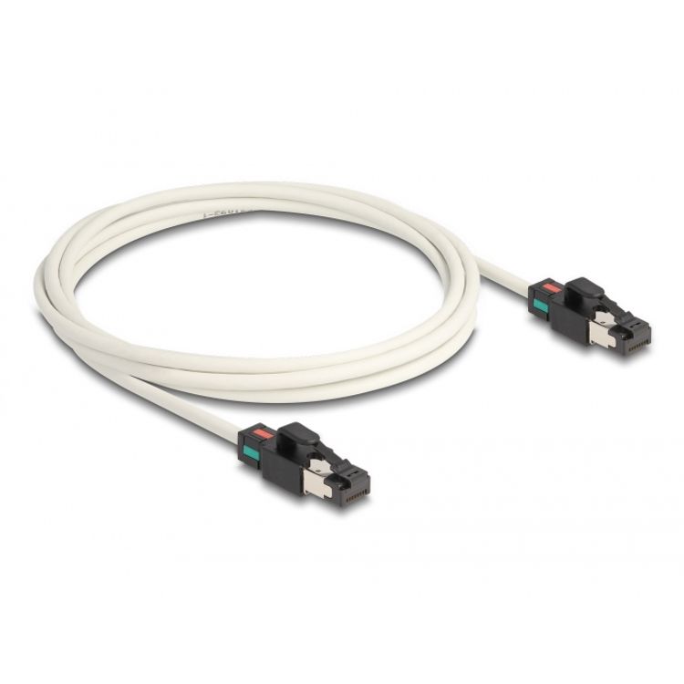 Tootefoto - DeLOCK 80170 v rgukaabel Valge 2 m Cat6a S/FTP (S-STP)