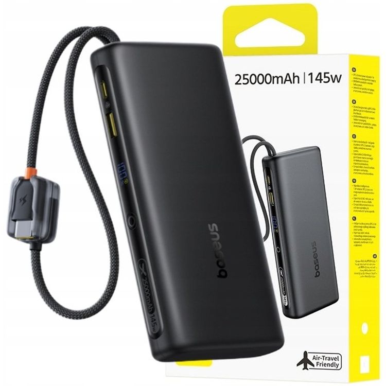 Tootefoto - Baseus EnerFill FC41 25000 mAh 145W czarny