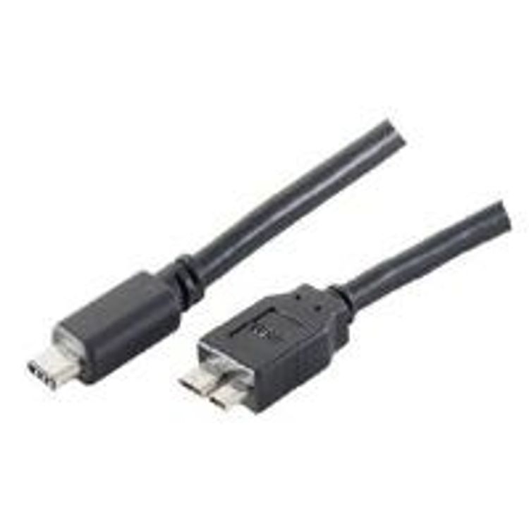 Tootefoto - shiverpeaks BS77142-1.0 USB-kaabel 1 m USB 3.2 Gen 1 (3.1 Gen 1) USB C Micro-USB B Must