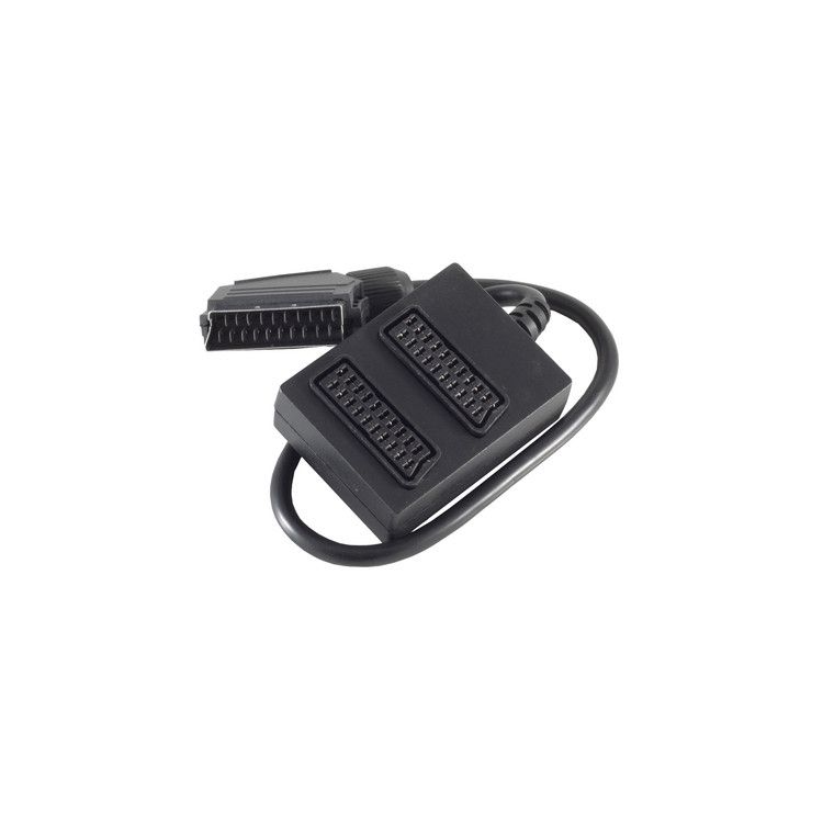 Tootefoto - shiverpeaks BS94050 SCART-kaabel 0,5 m SCART (21-pin) 2 x SCART (21-pin) Must