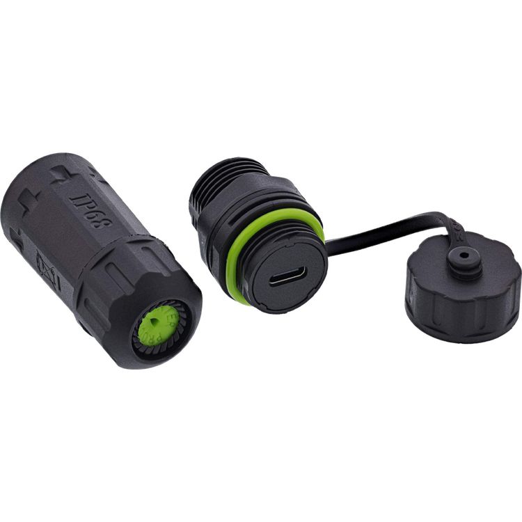 Tootefoto - InLine USB-C-Kabelkupplung kurz IP68 2x USB-C Buchse geschirmt (69927M)