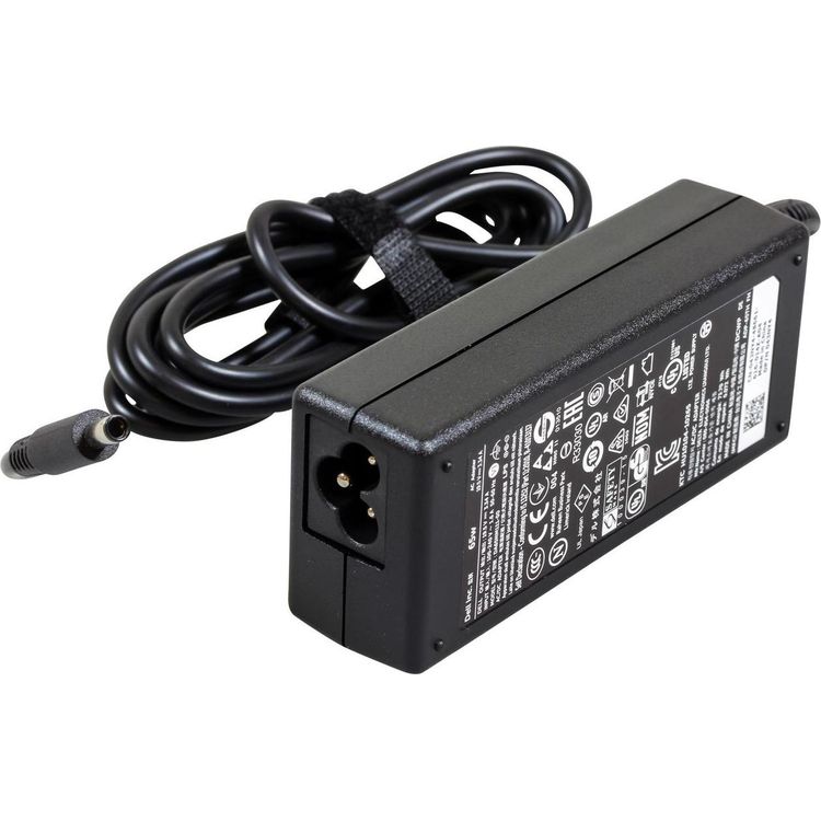 Tootefoto - Dell AC Adapter, 65W, 19.5V, 3 Pin, 4.5mm, C6 Power Cord