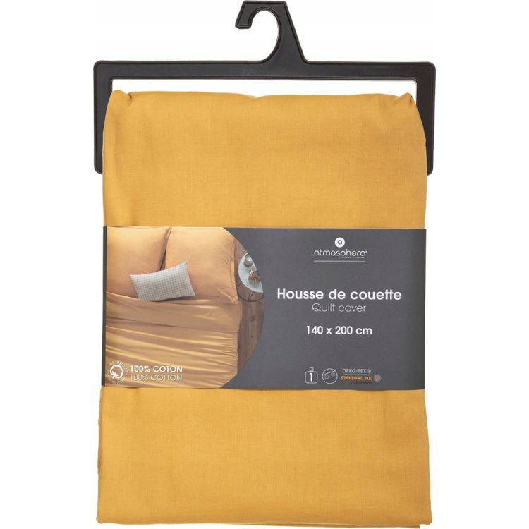 Tootefoto - Atmosphera tekikott, 140 x 200 cm, puuvill, kollane