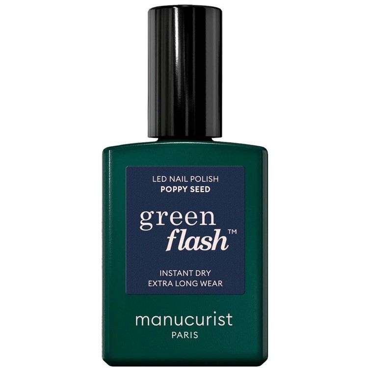 Tootefoto - MANUCURIST Green Flash Led Geelk nelakk Poppy Seed k nelakk 15ml