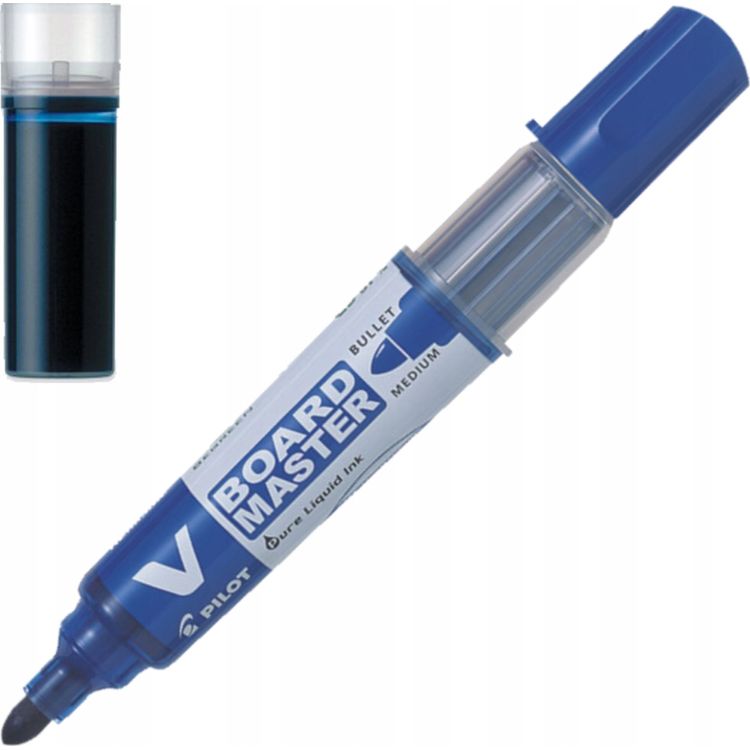 Tootefoto - Pilot Whiteboardmarker Pilot V-Board Master sinine 10 tk. + 10 t itmist