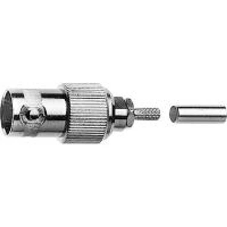 Tootefoto - Teleg rtner BNC-Kabelbuchse Crimp G03 50 Ohm, crimp/crimp, A2913, G03 (RG178 B/U) - 1 St ck (J01001B0060)