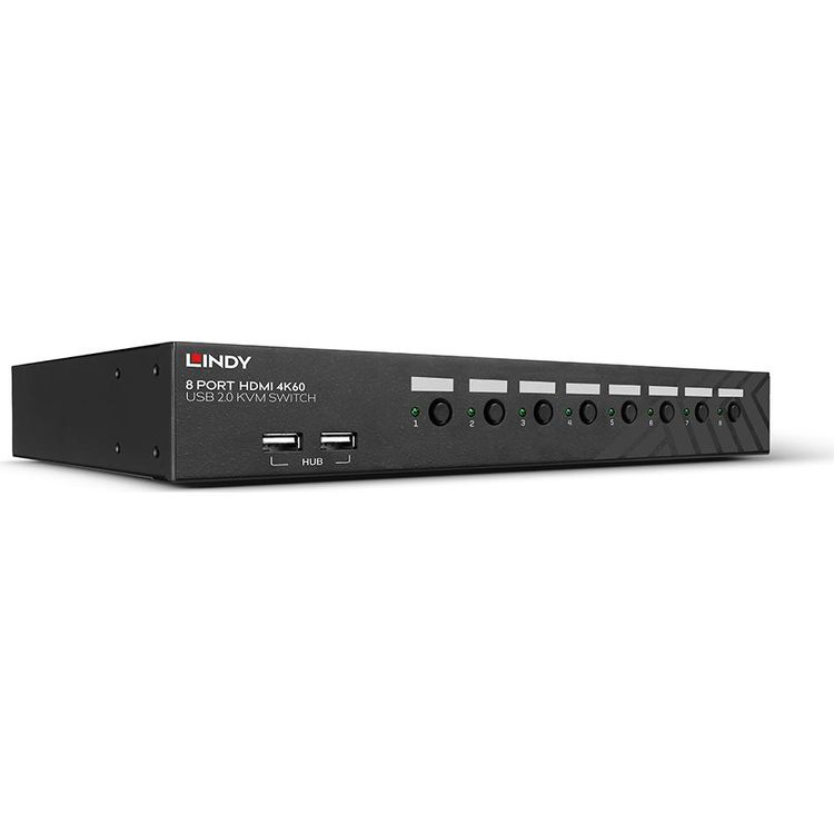 Tootefoto - 8 Port HDMI 4K60 USB 2.0 & Audio KVM Switch