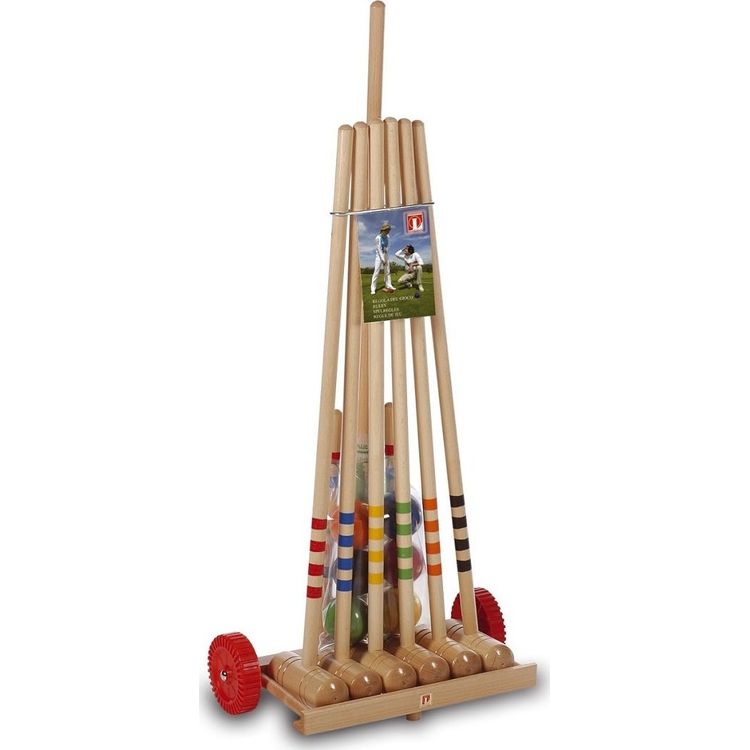 Tootefoto - Lucio Londero LONDERO kroketikomplekt puidust k ruga 6 inimesele