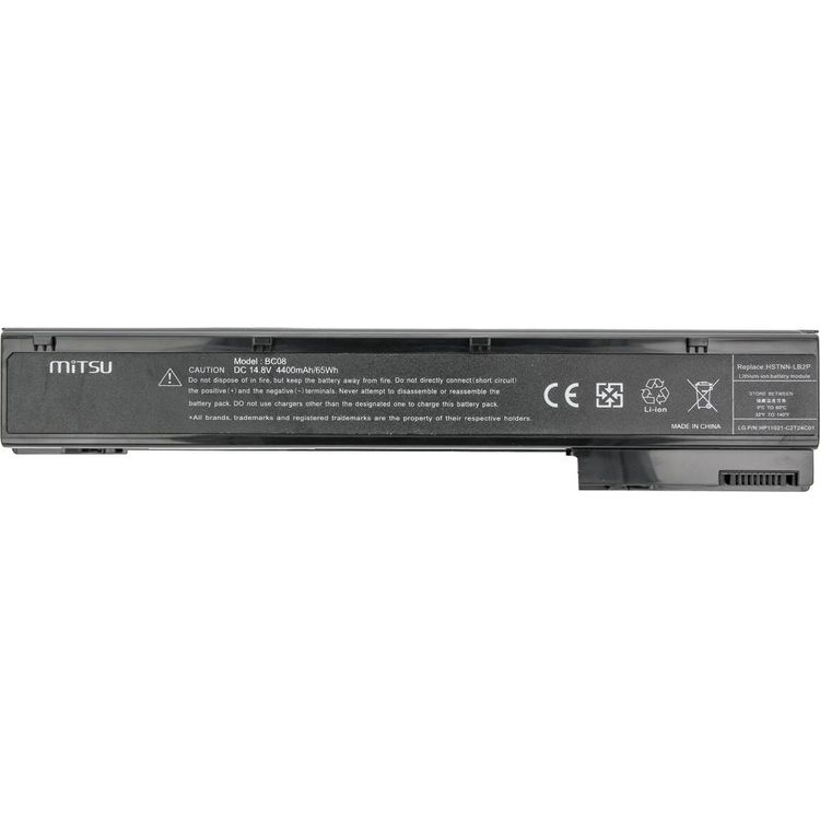 Tootefoto - Mitsu aku HP EliteBook 8560w, 8760w, 4400 mAh, 14,8 V (BC/HP-8560W) jaoks