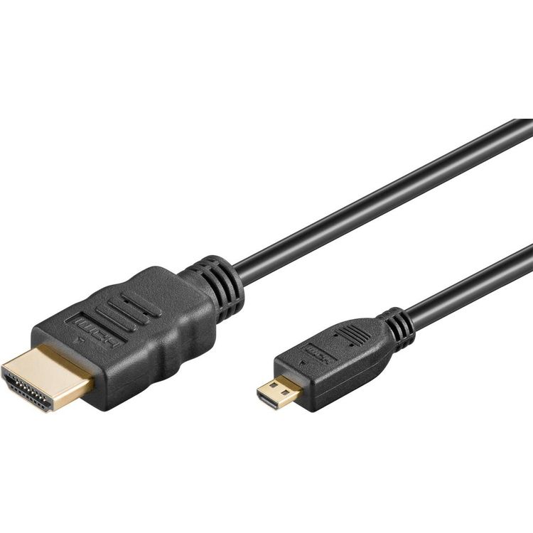 Tootefoto - Goobay Ultra High-Speed HDMI -Kabel auf Micro-HDMI 8K a 60 Hz - -Stecker Typ A> (74432)