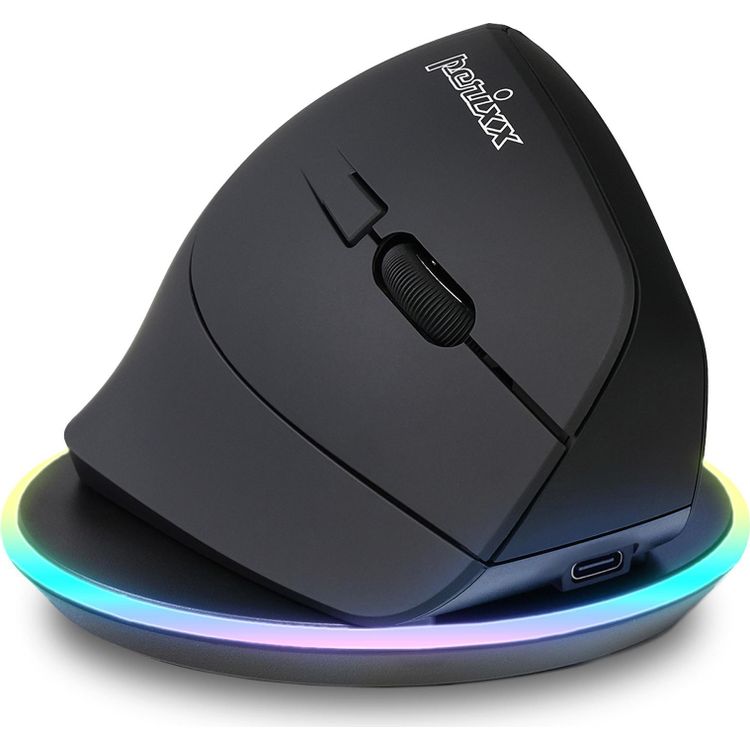 Tootefoto - Perixx PERIMICE-715 RX, kabellose wiederaufladbare vertikale Maus, Rechtsh nder (PERIMICE-715 RX)