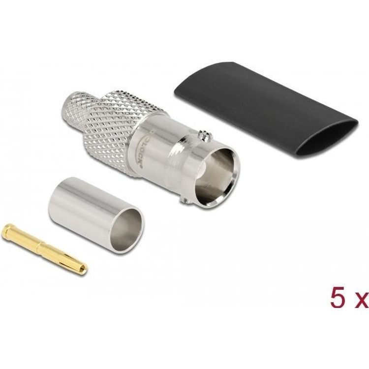 Tootefoto - DeLOCK 90028 koaksiaalpistik hendus BNC 5 tk 75