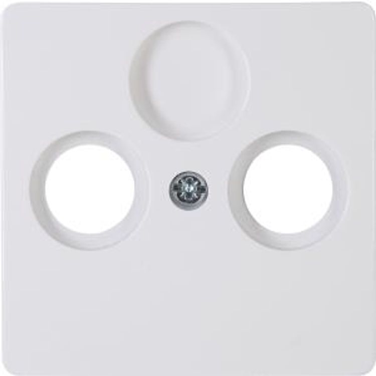 Tootefoto - Kopp 334902003 pistikupesa kate TV/RF Valge 10 tk