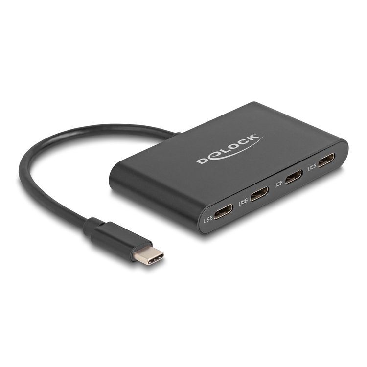 Tootefoto - DeLOCK 64129 jaotur USB 3.2 Gen 2 (3.1 Gen 2) Type-C 5000 Mbit/s Must
