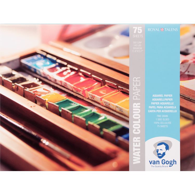 Tootefoto - Talens Van Gogh Akvarellpaberipadi | 40 x 30 cm, 300 g, 75 lehte