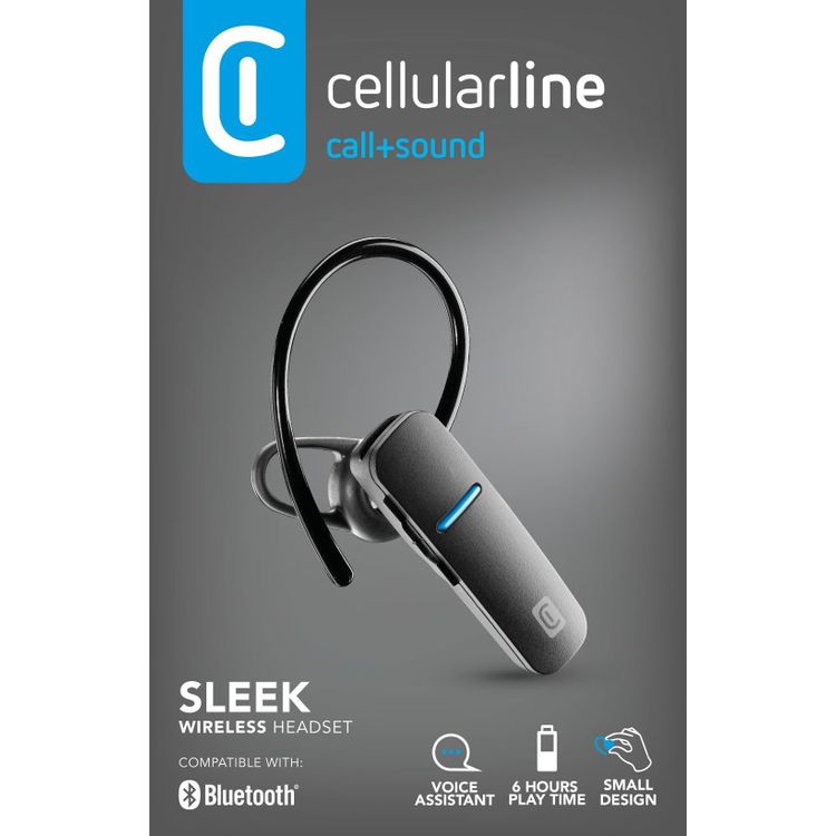 Tootefoto - Cellularline SLEEK Bluetooth-k rvaklapid, mustad