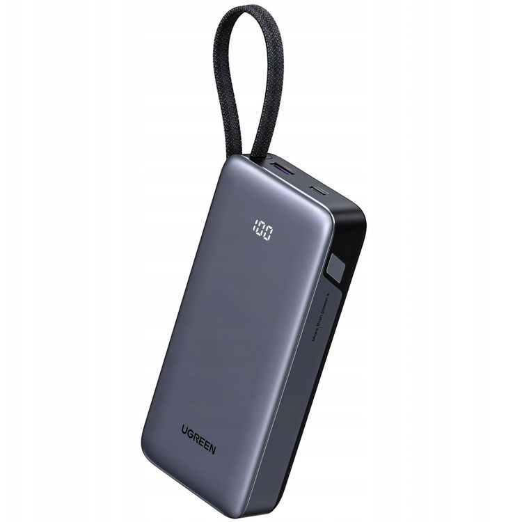 Tootefoto - Ugreen PB536 20.000mAh 45W power bank 1x USB-A 1x USB-C 1x integrated USB-C cable