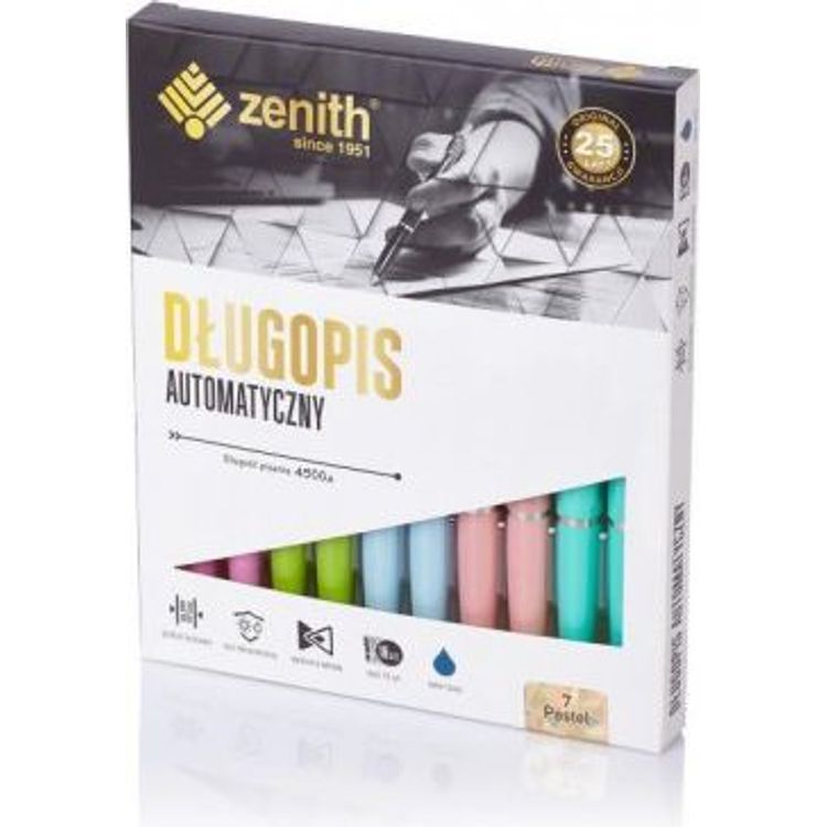 Tootefoto - Zenith D ugopis automatyczny 7 Pastel, 10 sztuk (242735)